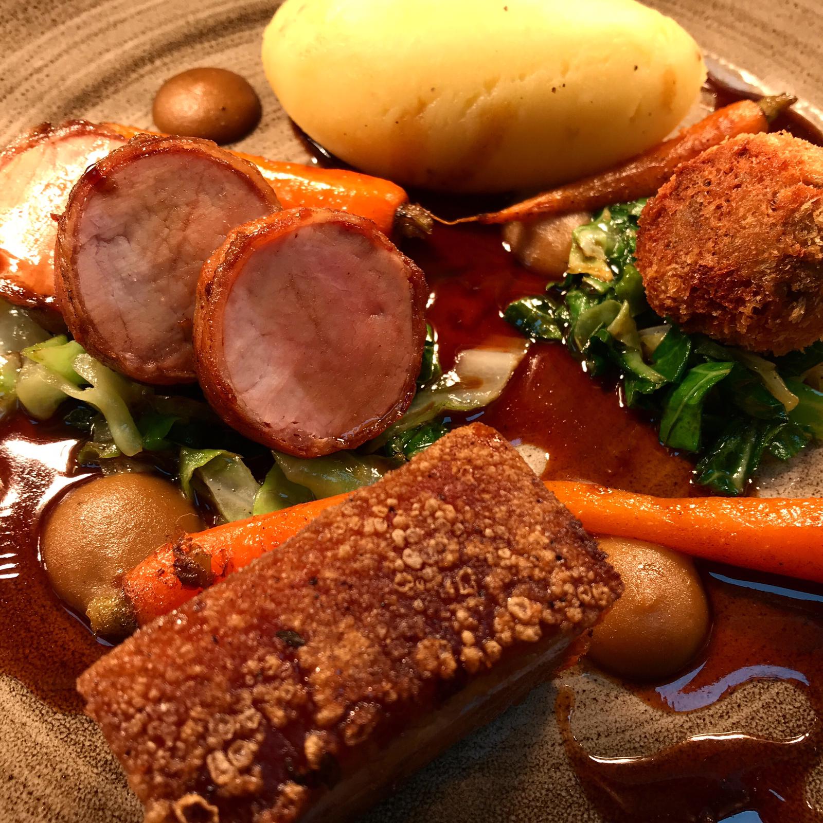 Trio of Suffolk Pork