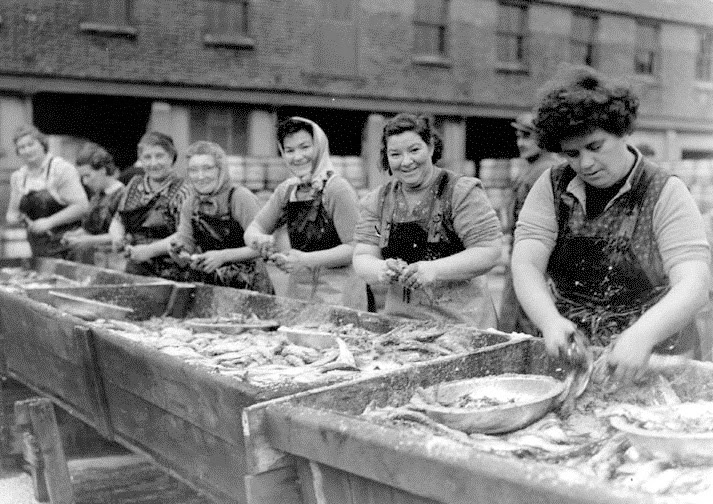 Scots Fisher girls in Great Yarmouth