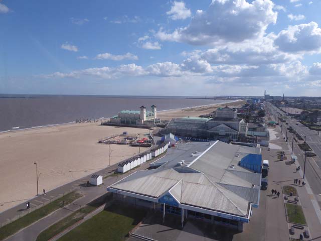 View to south - big wheel